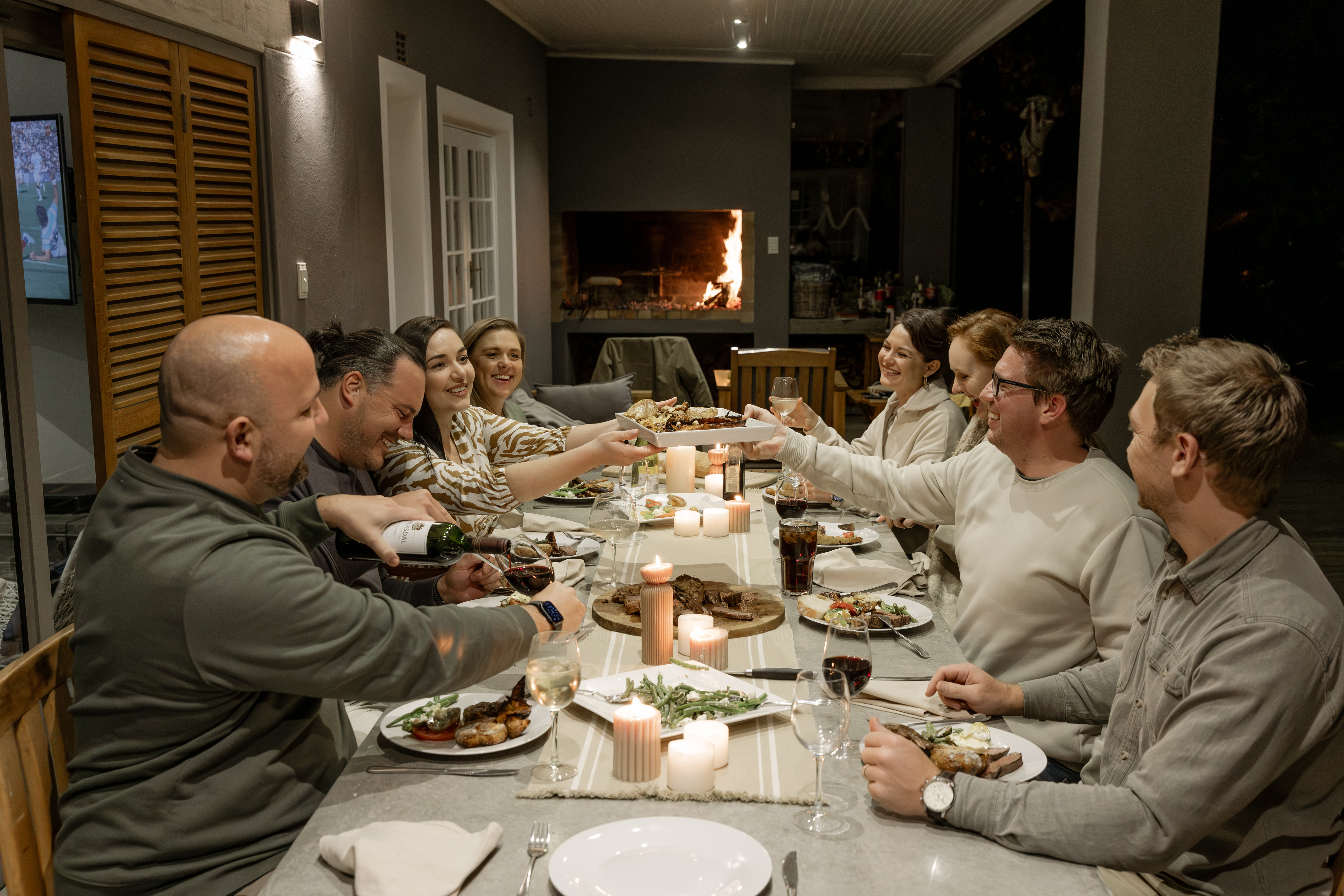 In-house dining at In Abundance